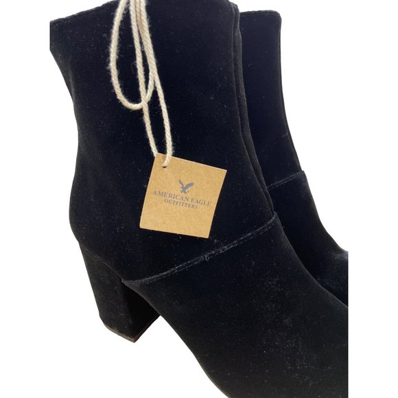 American Eagle Women's Black Suede Booties Size 8 - NWT - Picture 8 of 9